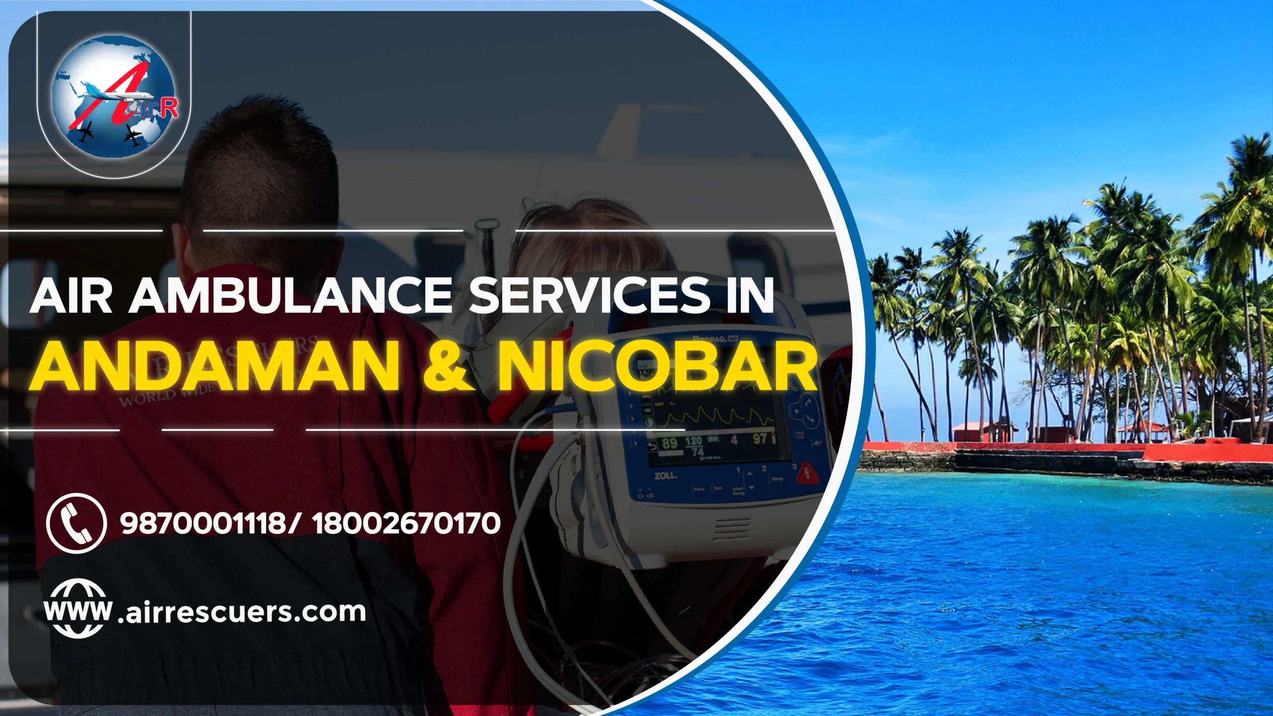 Air Ambulance Services in Andaman & Nicobar