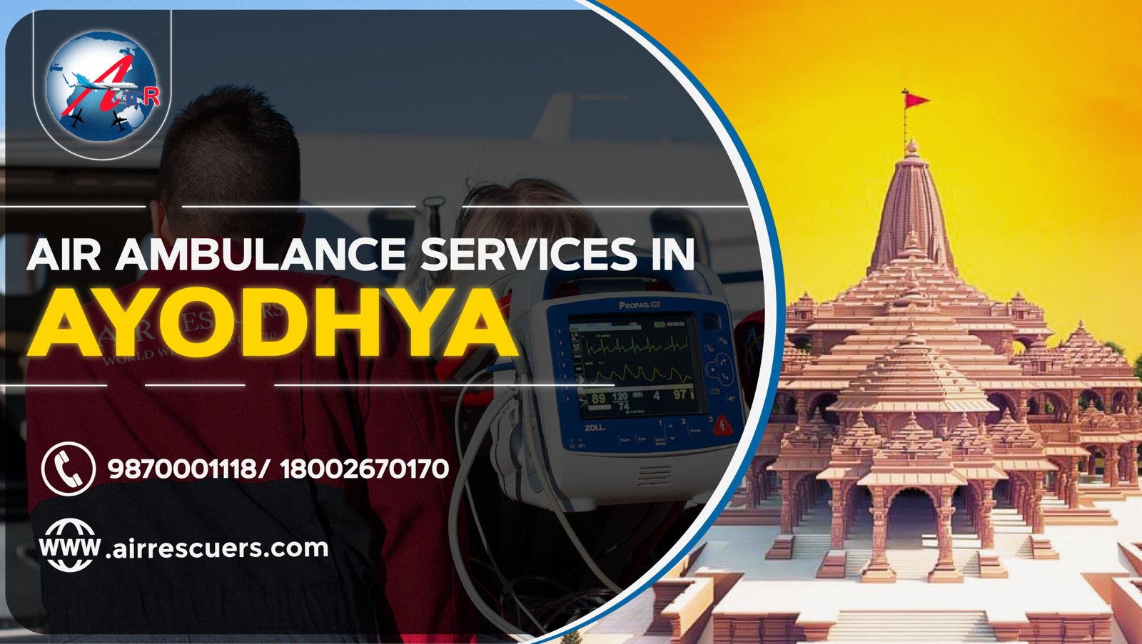 Air Ambulance Services in Ayodhya