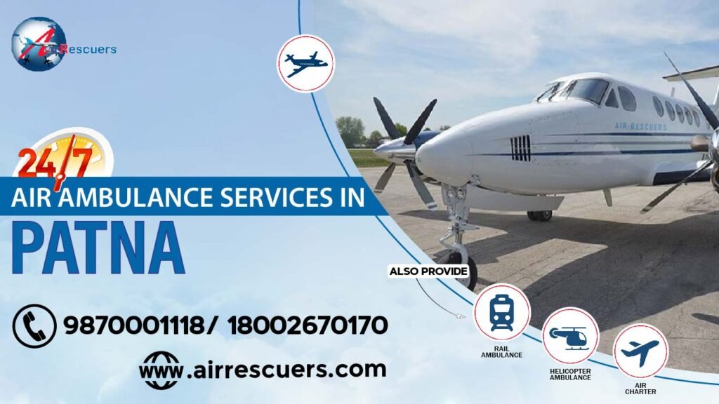 24/7 air ambulance service in Patna