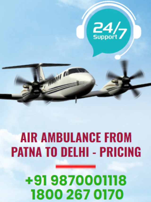 patna to delhi air ambulance price