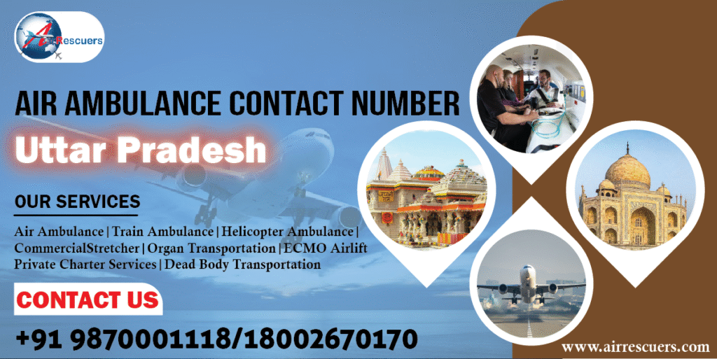 Air Ambulance Contact Number Uttar Pradesh