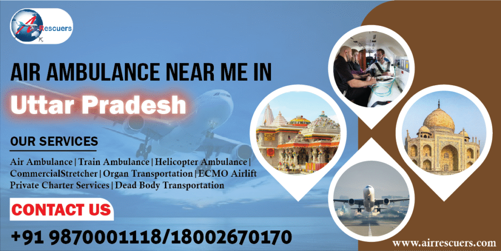 Air Ambulance Near me in Uttar Pradesh