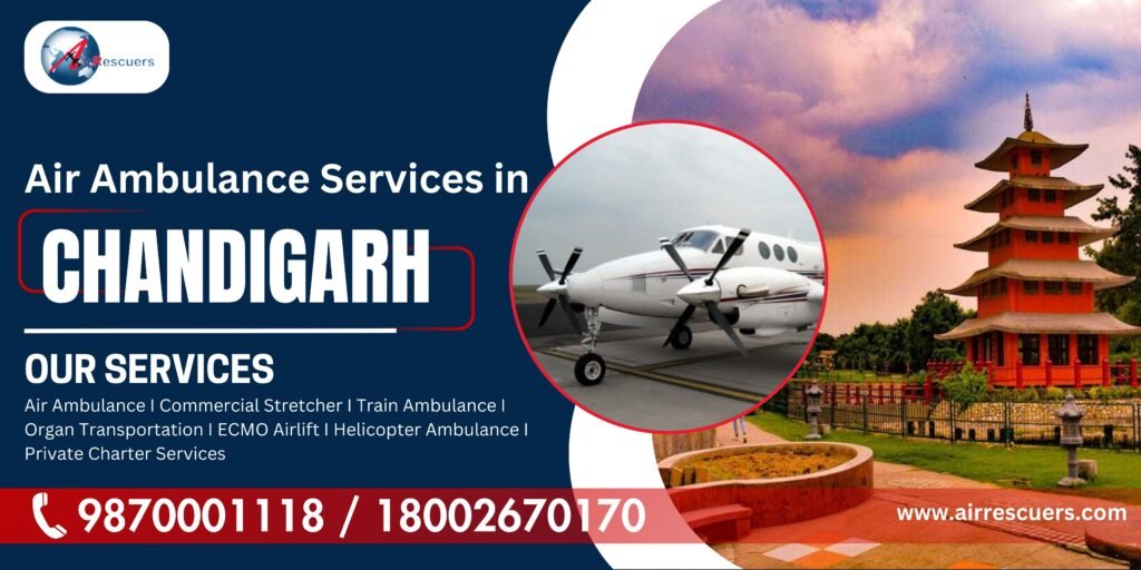 air ambulance services in Chandigarh