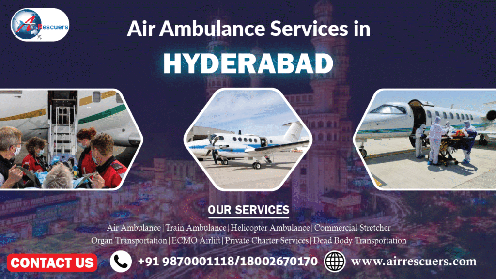 Air Ambulance Services in Hyderabad
