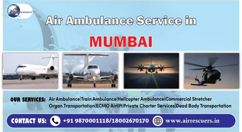 air ambulance services in Mumbai