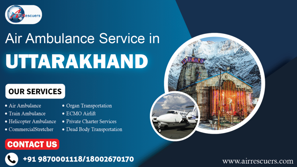 air ambulance services in Uttarakhand