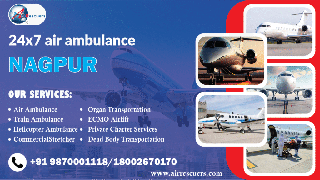 24x7 air ambulance Nagpur