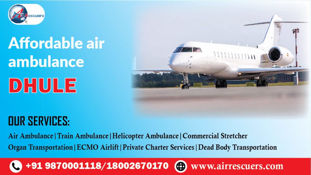 Affordable air ambulance Dhule