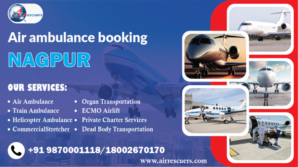 air ambulance Booking Nagpur
