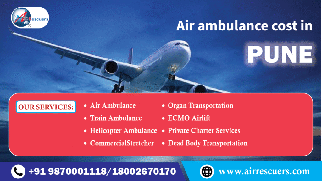 Air ambulance cost in Pune