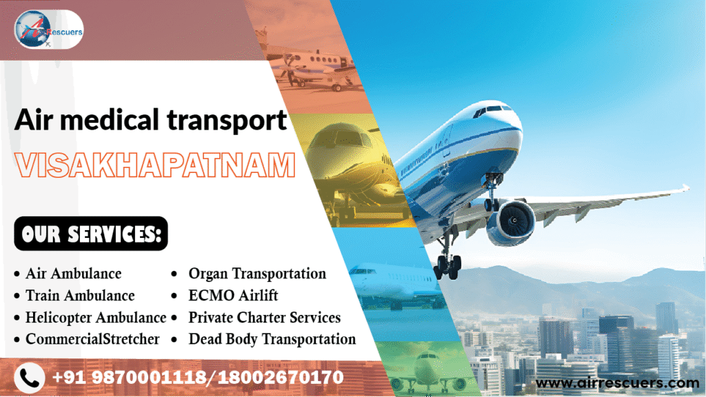 Air medical transport Visakhapatnam