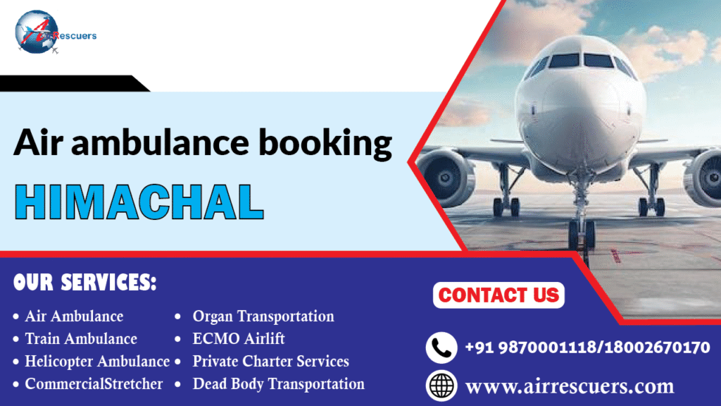 Himachal air ambulance booking