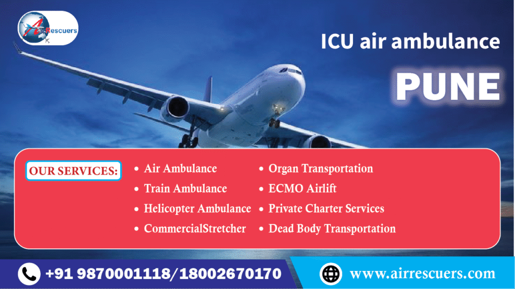 ICU air ambulance Pune