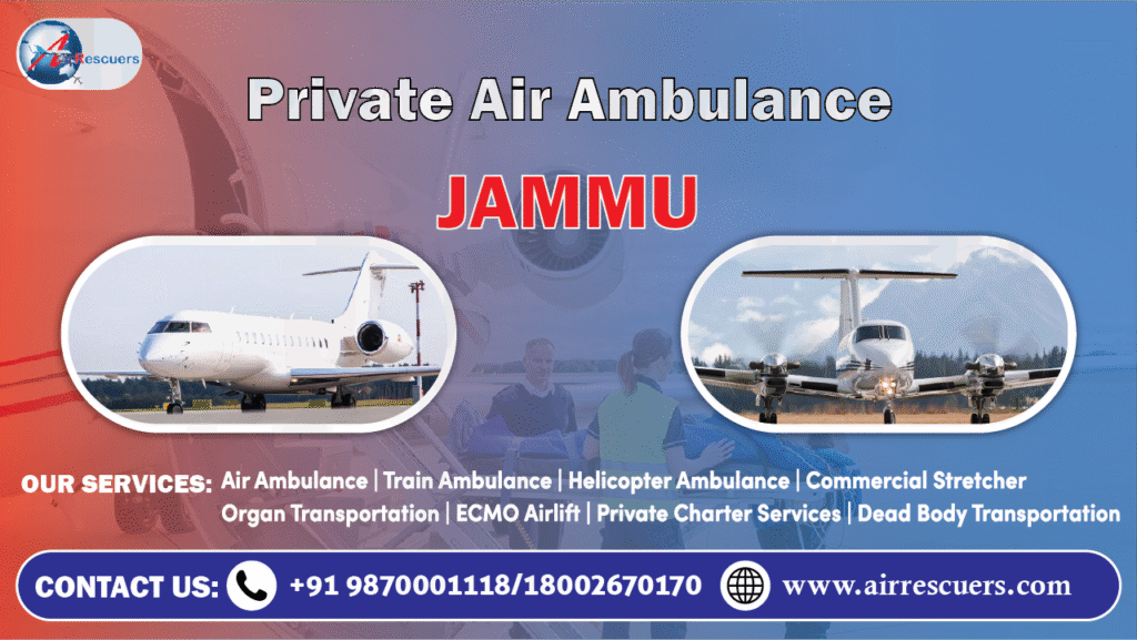 Private Air Ambulance Jammu