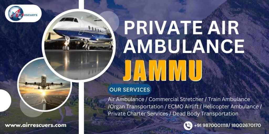 Private air ambulance Jammu