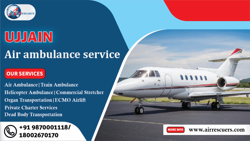 Ujjain air ambulance service