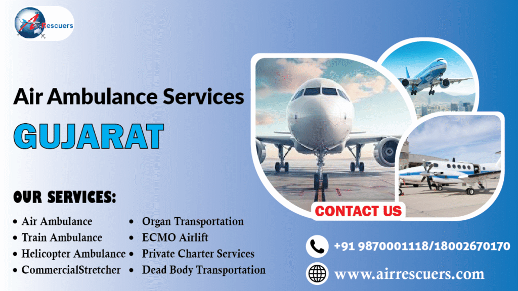 Gujarat air ambulance services