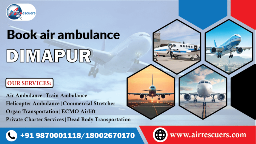 book air ambulance Dimapur
