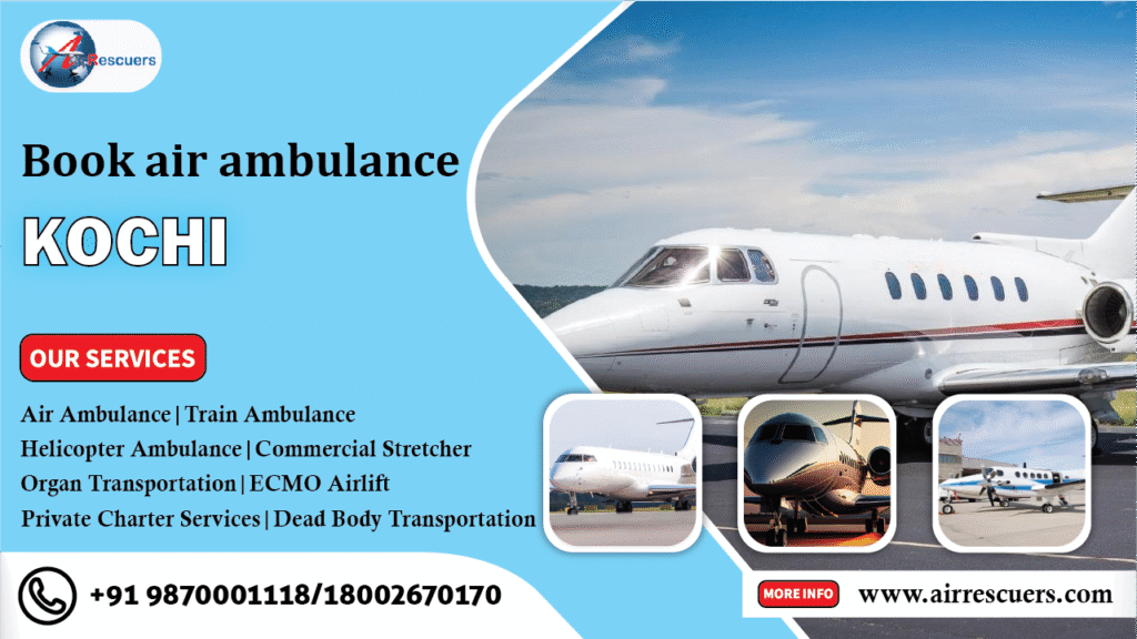 book air ambulance Kochi