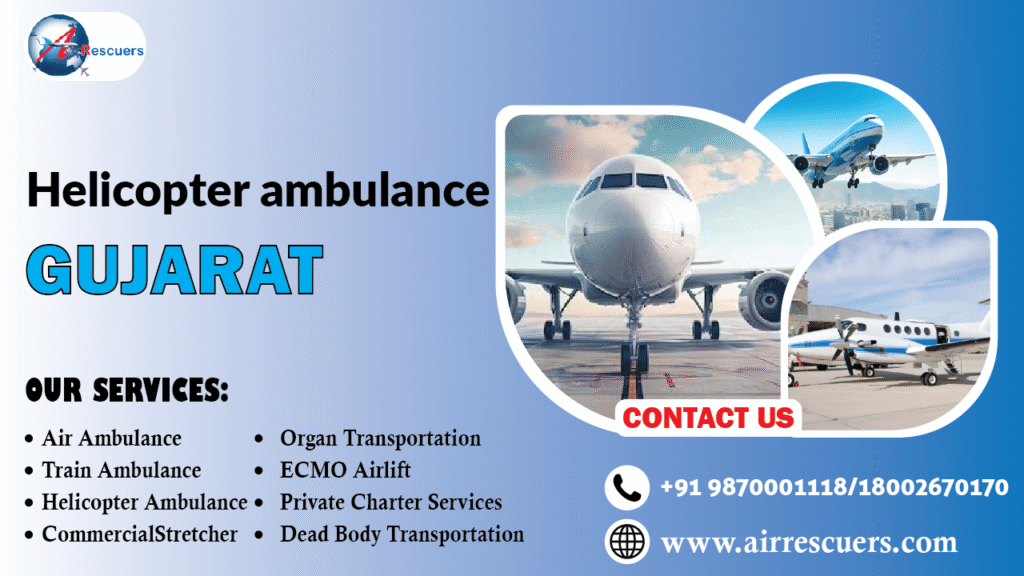 helicopter ambulance Gujarat