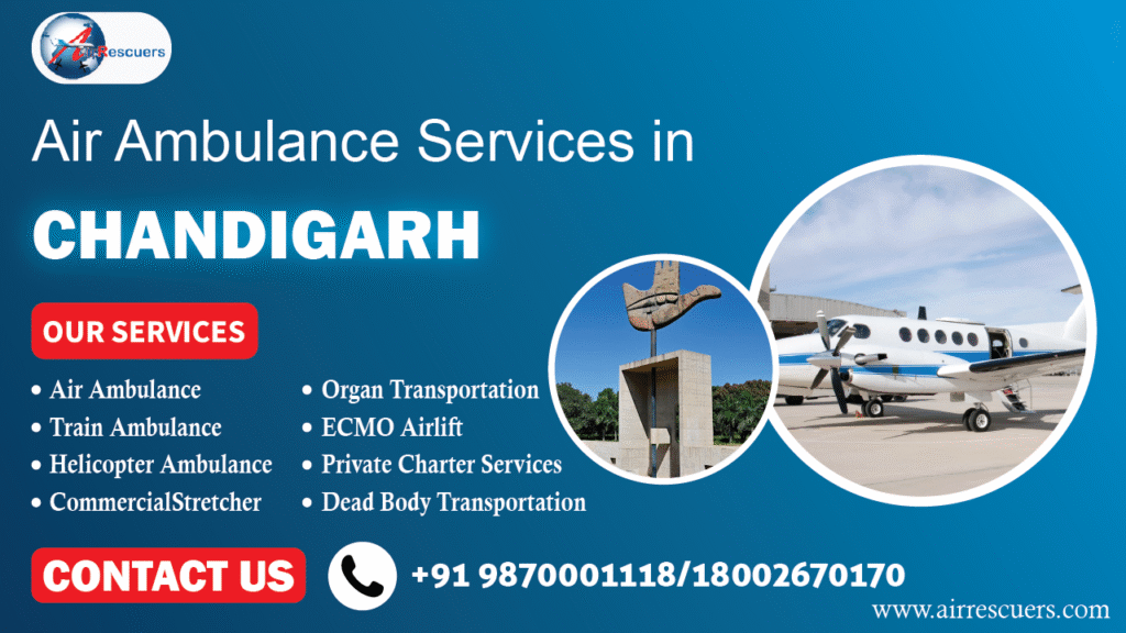 Air Ambulance Services in Chandigarh