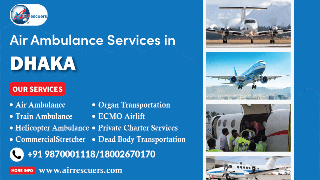 Air ambulance services in Dhaka