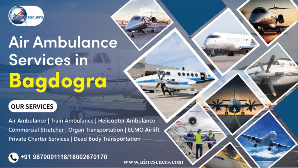 air ambulance Services in Bagdogra
