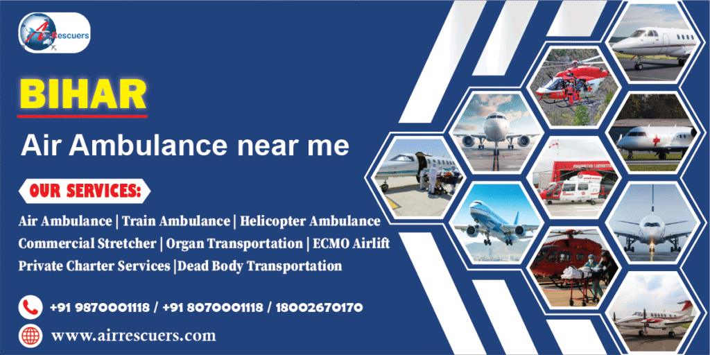 Bihar air ambulance near me