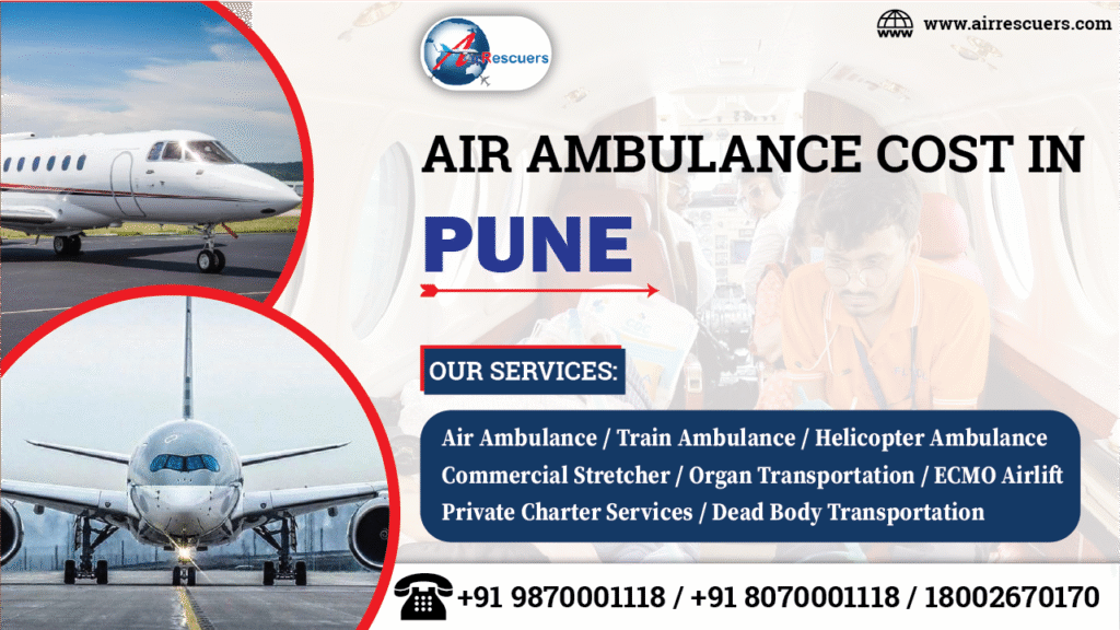 Air Ambulance Cost in Pune