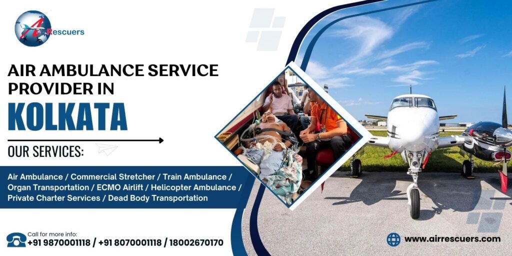 Air Ambulance Service Provider in KOLKATA