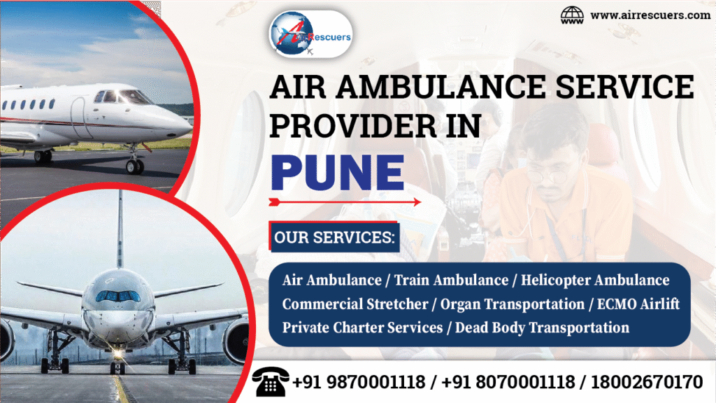 Air Ambulance Service Provider in Pune