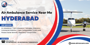 Air Ambulance Service near me Hyderabad