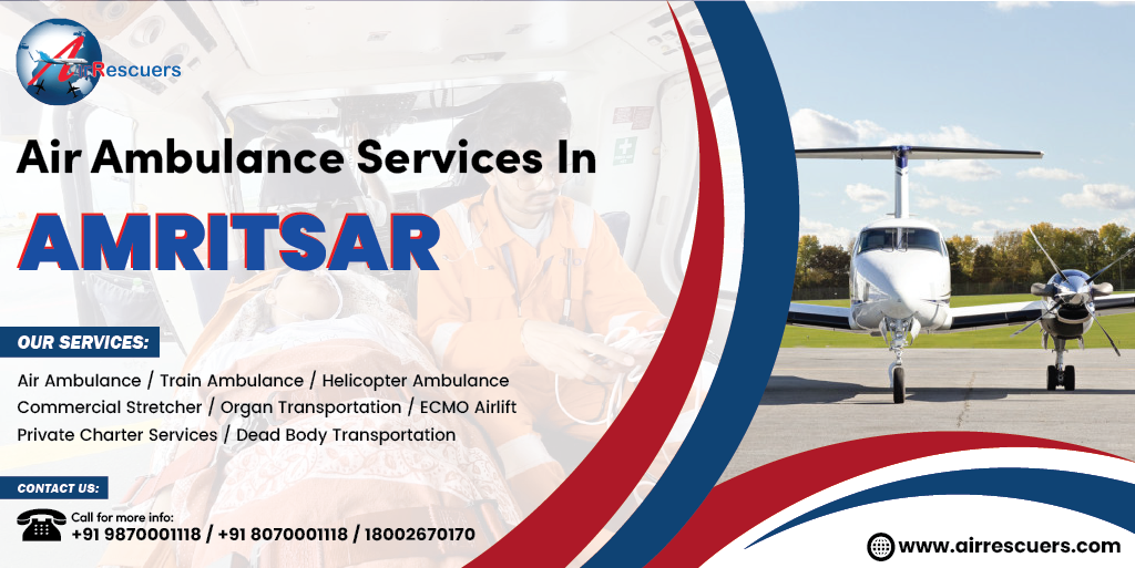 Air Ambulance Services in Amritsar