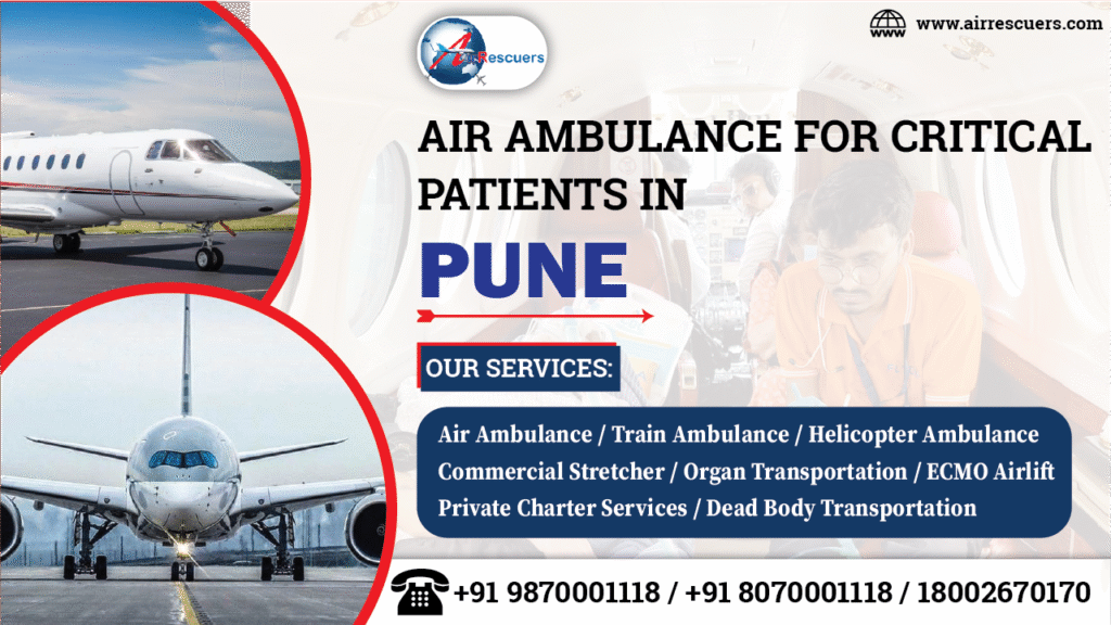 Air Ambulance for Critical Patients in Pune
