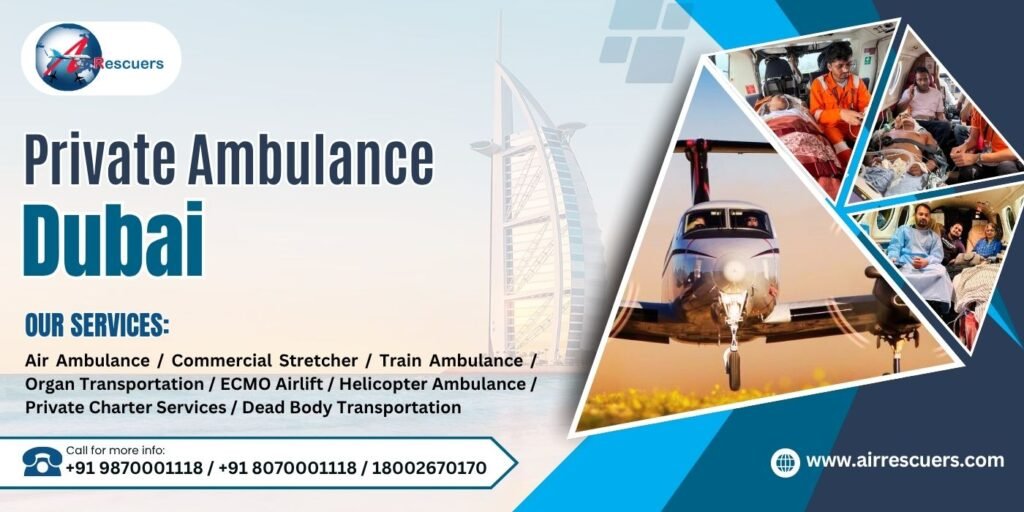 Private ambulance dubai