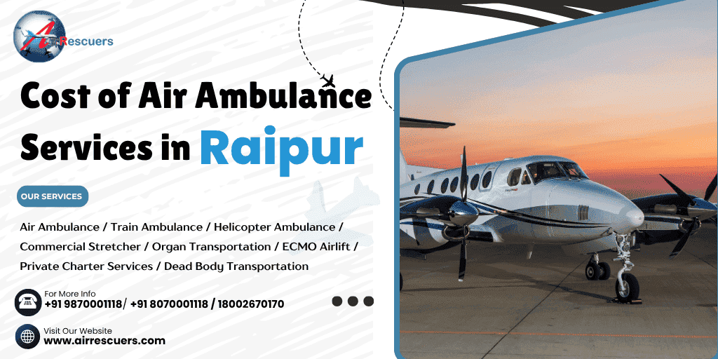 cost of air ambulance services in raipur