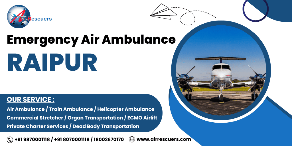 Emergency air ambulance raipur